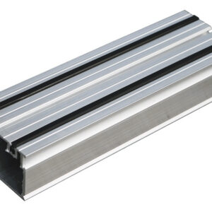 Structusol XL aluminium profiel ST45 - 2,4 m met rubber