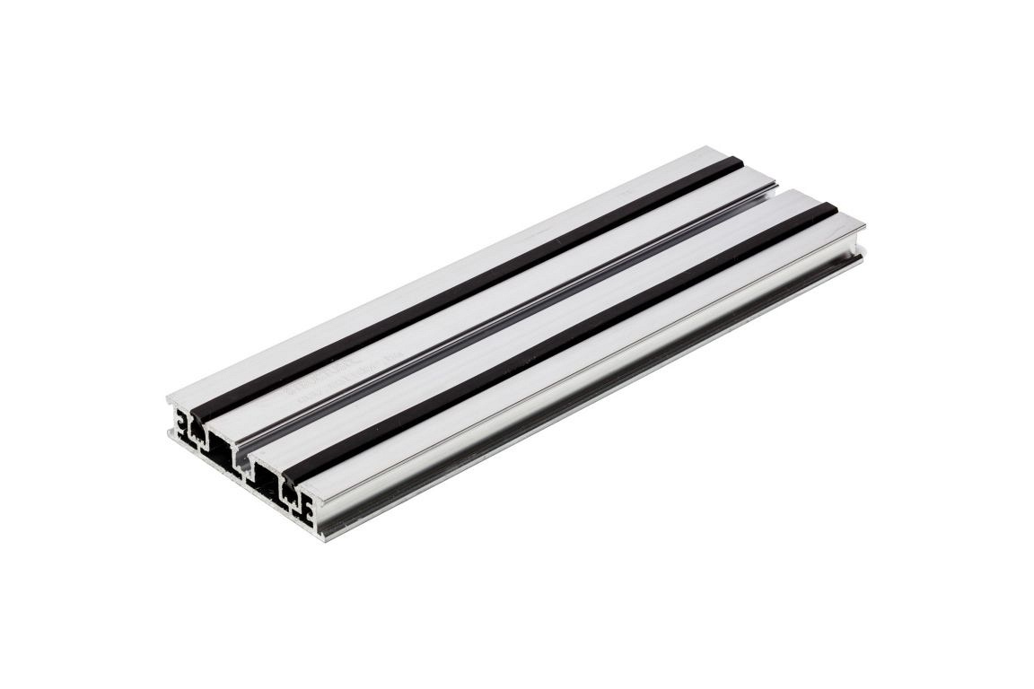 Structusol aluminium profiel ST16 - 2,4 m met rubber